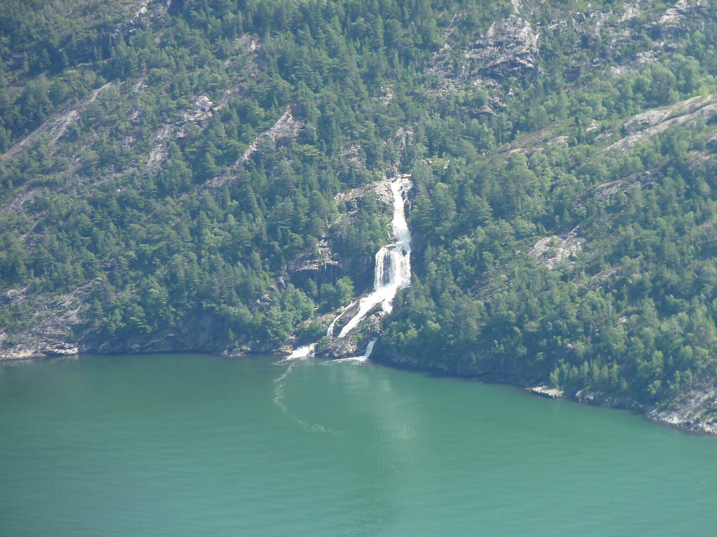 Waterfall at the Lysefjord