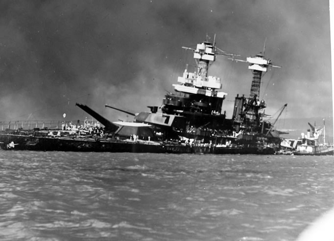 USS California Battleship Pearl Harbor BB-44