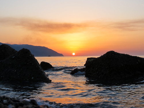 sunset sky italy beach italia tramonto patti 100v10f sicily sole spiaggia sicilia messina flickraward mongiove mygearandme canonpowershotsx40hs