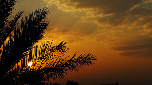 sunset canon day cloudy iraq bagdad