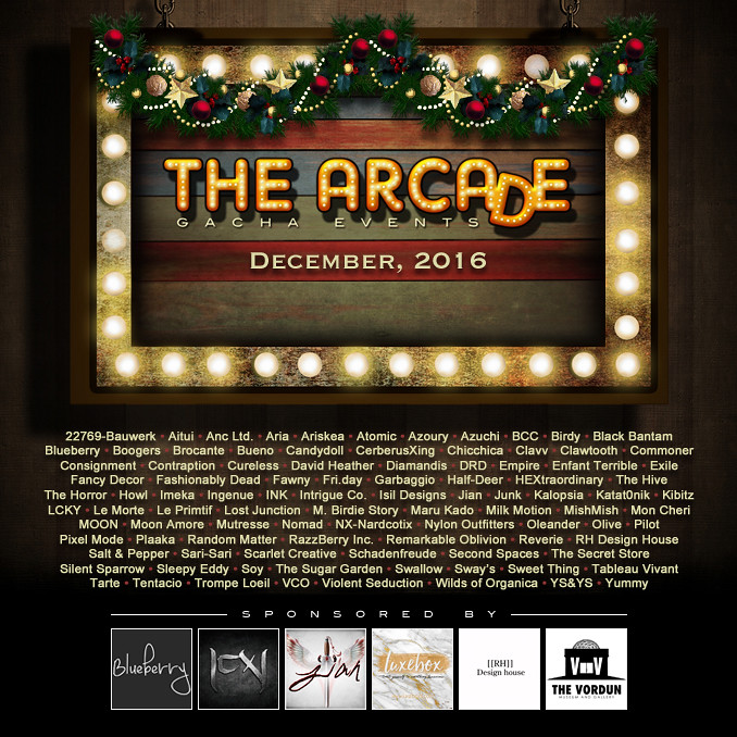 The Arcade - December 2016 Gacha Event Poster