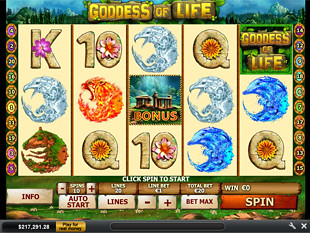 Goddess of Life slot game online review