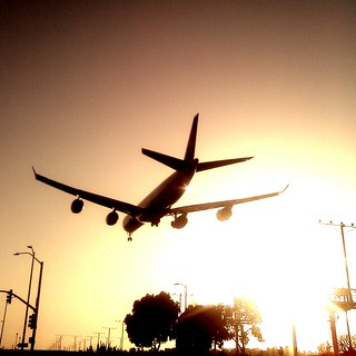 Sunset Landing at LAX