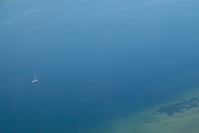 A boat in Augustenborg Fjord