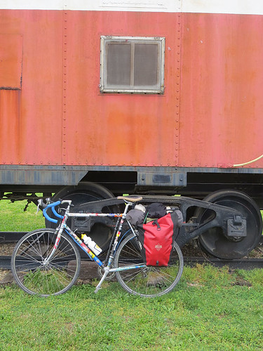 bike train illinois caboose ramsey