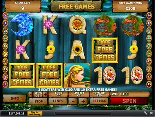 free Goddess of Life free spins feature