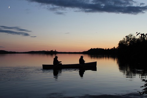 travel sunset minnesota frame canoeing bwca paulolson curtreese