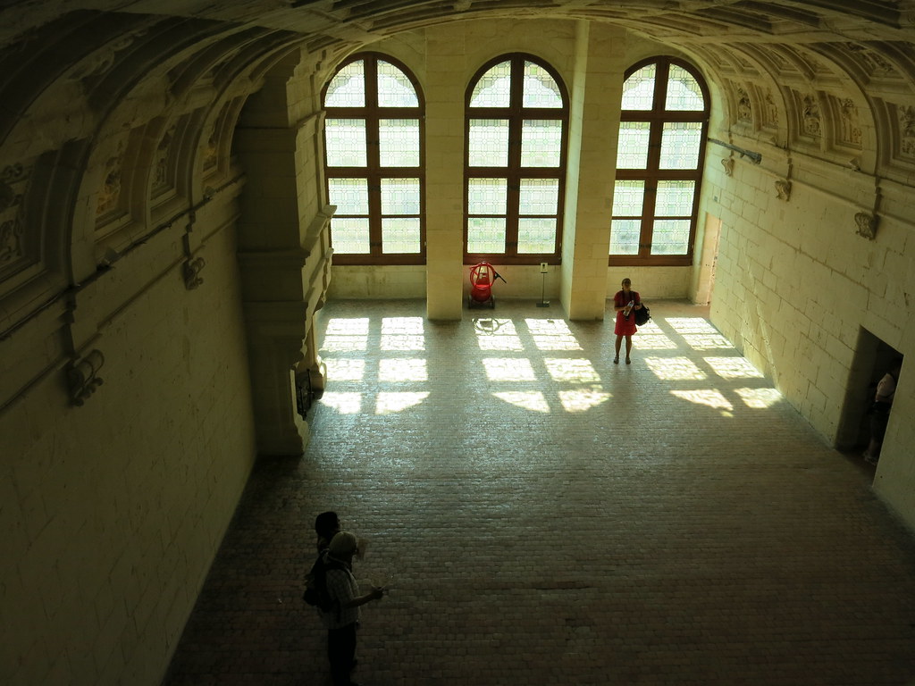 Los grandes ventanales de Chambord