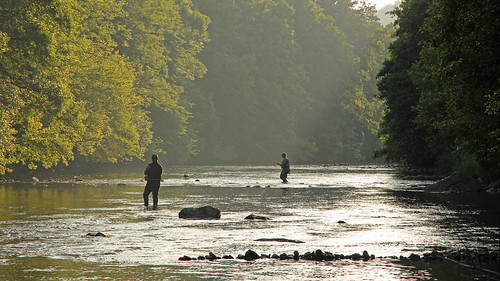backlight river fishermen belgium belgie stavelot tegenlicht rivier vissers amblève domainelongpré