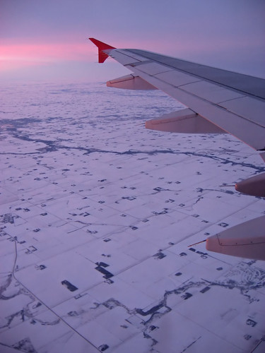 winter usa snow minnesota plane sunrise geotagged unitedstates aerial farms hastings ooolookit geo:lat=4470673021 geo:lon=9297798157