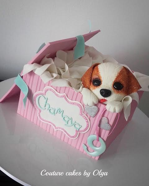 Puppy in a Box Cake by Vijay Hirdaramani
