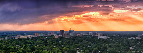 sunset panorama sun skyline clouds downtown state panasonic idaho boise capitol rays crepuscular gf1 45200 darwinfan fandarwin