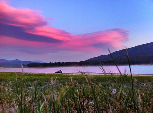 ca sunset mountain lake clouds hemet hdr iphone lakehemet iphone4