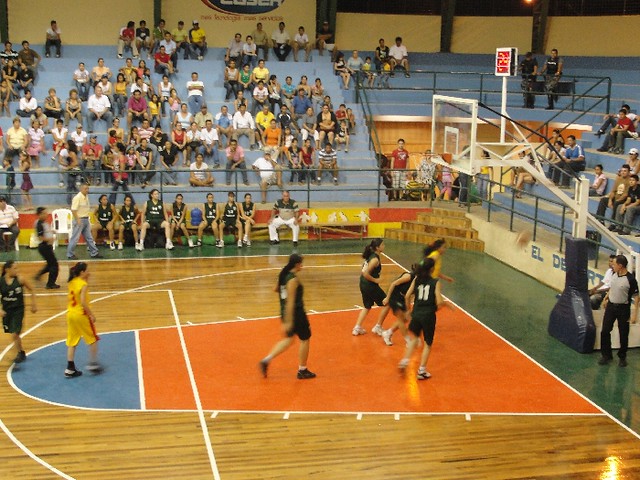 Final del campeonato de basquet