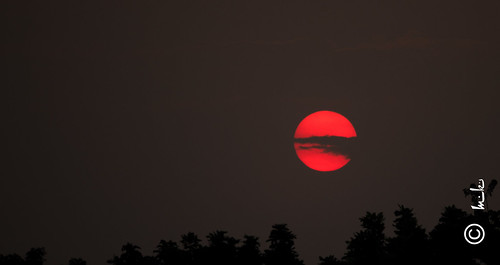 light sunset sky sun canon dark evening swarnjayantipark