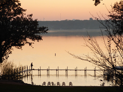 sunrise fishing lake