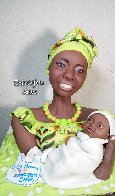 Mother and Child Cake by Victoria Olubukola Alonge of Excelvifem
