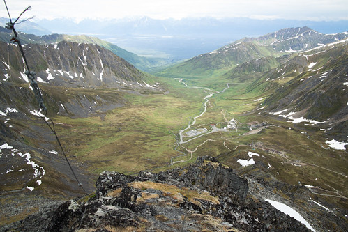 mountain alaska view peak summit hatcherpass goldchordpeak
