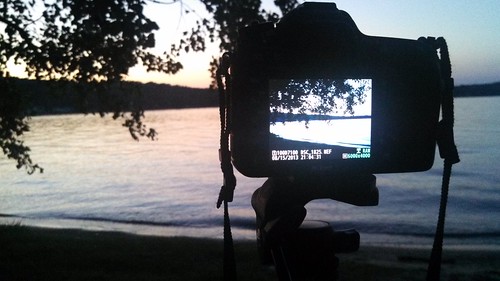 camera sunset summer water mi evening tripod blues sandbar calm pinks fernridge torchlake august2013