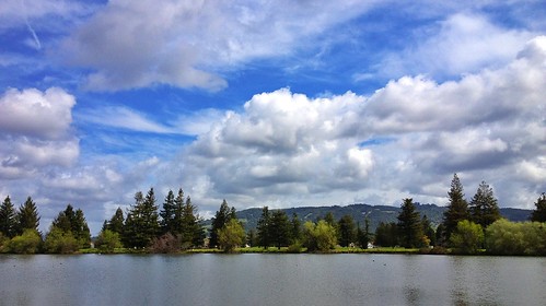 california sky lake clouds robertslake rohnertpark iphone4s snapseed