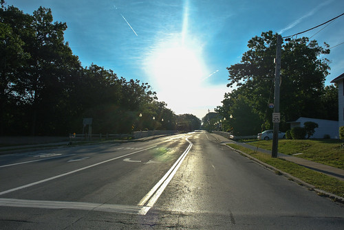 landscape street bayvillage ohio unitedstates sunrise