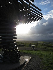The Singing Ringing Tree, Crown Point, Burnley, Lancashire (SD 851289)