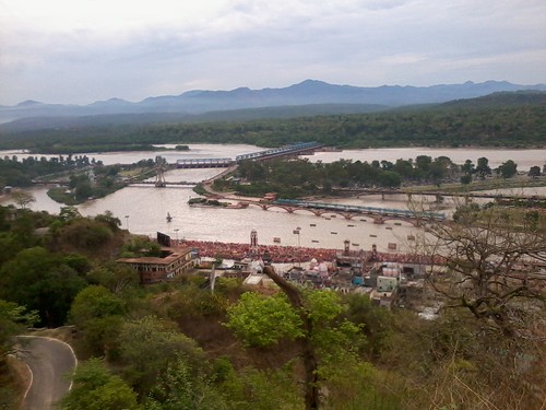 river landscape ganga arial haridwara manasadevi