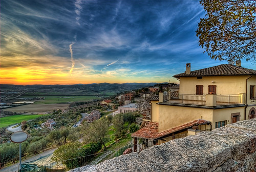 sky italy house landscape hdr umbria corciano