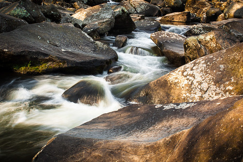 water creek landscape rocks stream