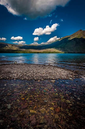 sky lake water weather clouds landscape photography nationalpark nikon montana rocks unitedstates glaciernationalpark westglacier