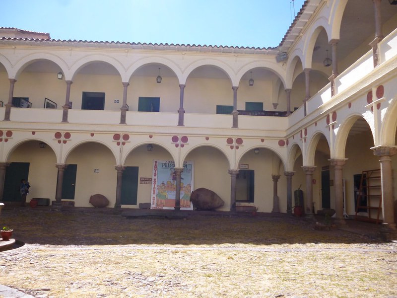 Inca Museum courtyard
