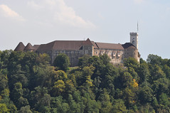 Ljubljana castle from Nebotičnik