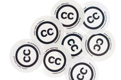 Creative Commons - cc stickers