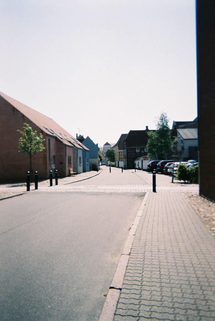 Little streets in Sonderborg, Denmark