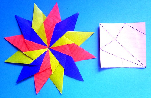 origami modularorigami star dodecagon brandroster