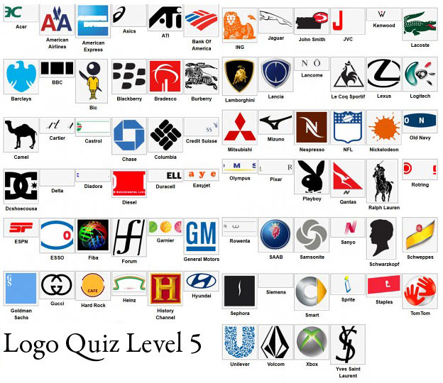 Logo Quiz Answer Level 1 2 3 4 5 6 7 8 9 iOS and AndroidWa ...