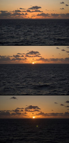cruise sunrise d50 mexico dawn triptych cozumel carnivaldream