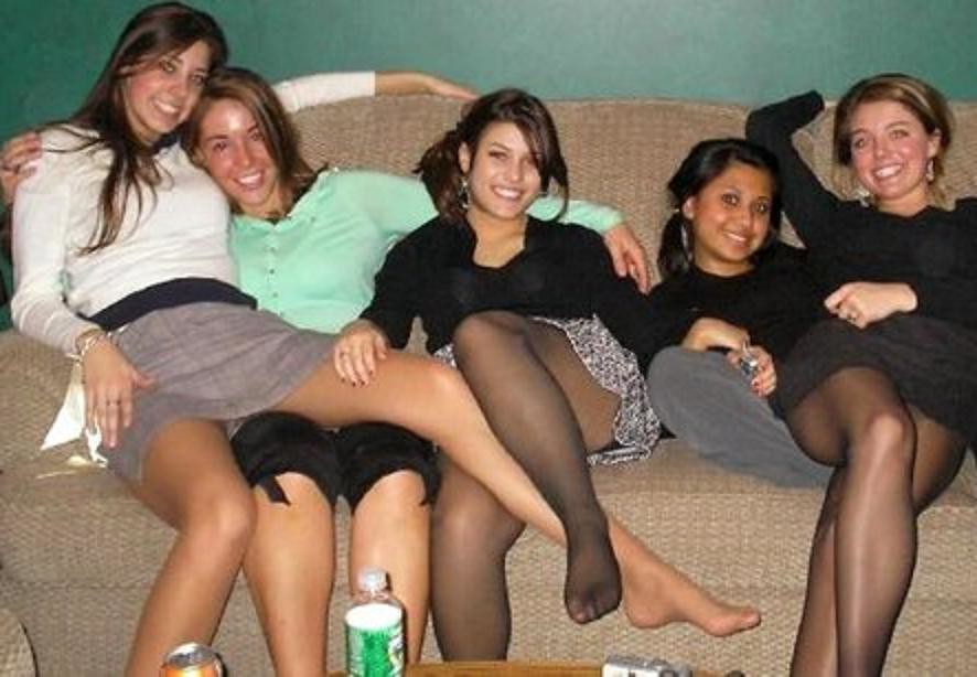 Ladies Lesbian Pantyhose Group 24