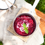 Roasted Beet and Raspberry Soup