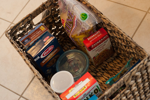 Organize a Kitchen Pantry with Baskets
