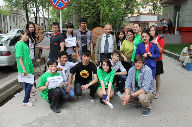 Volunteers in Dushanbe, Tajikistan