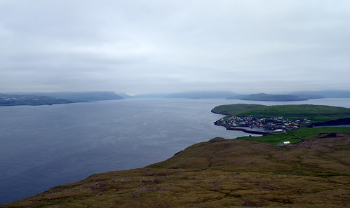 sea landscape island town