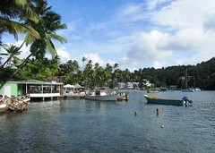 Saint Lucia, Marigot Bay and Doolittle's Restaurant Bar