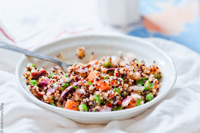 Quinoa, Peas and Carrots Salad - the Whinery by Elsa Brobbey