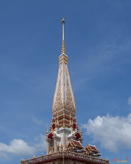 Wat Chalong Phramahathat Chedi Pinnacle (DTHP054) วัดฉลอง ยอดทรงกรวย พระมหาธาตุเจดีย์