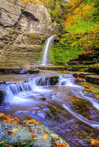 park autumn ny newyork waterfall unitedstates finger havana lakes glen montourfalls