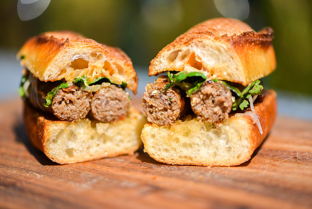 Grilled Merguez Sandwiches with Caramelized Onions, Manchego, and ...