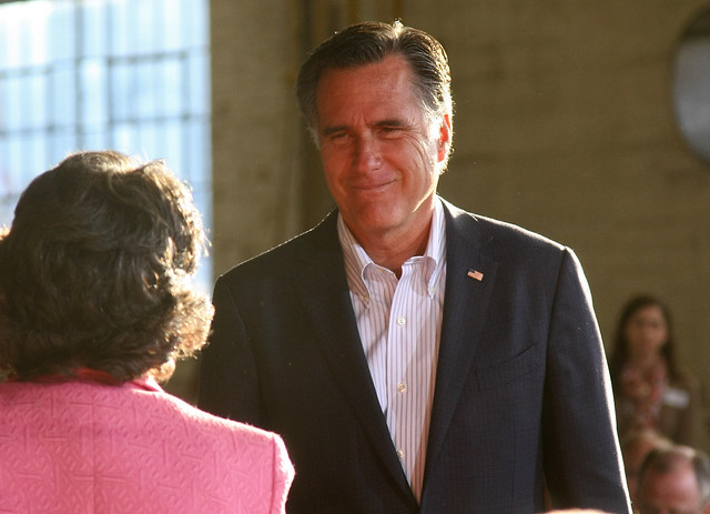 Republican Presidential Candidate Mitt  Romney
