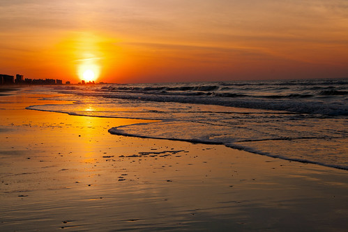 ocean beach sunrise dawn myrtlebeach southcarolina northmyrtlebeach