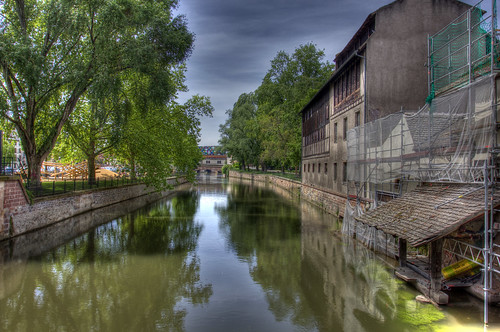 france reflections river europe strasbourg hdr alsacelorraine